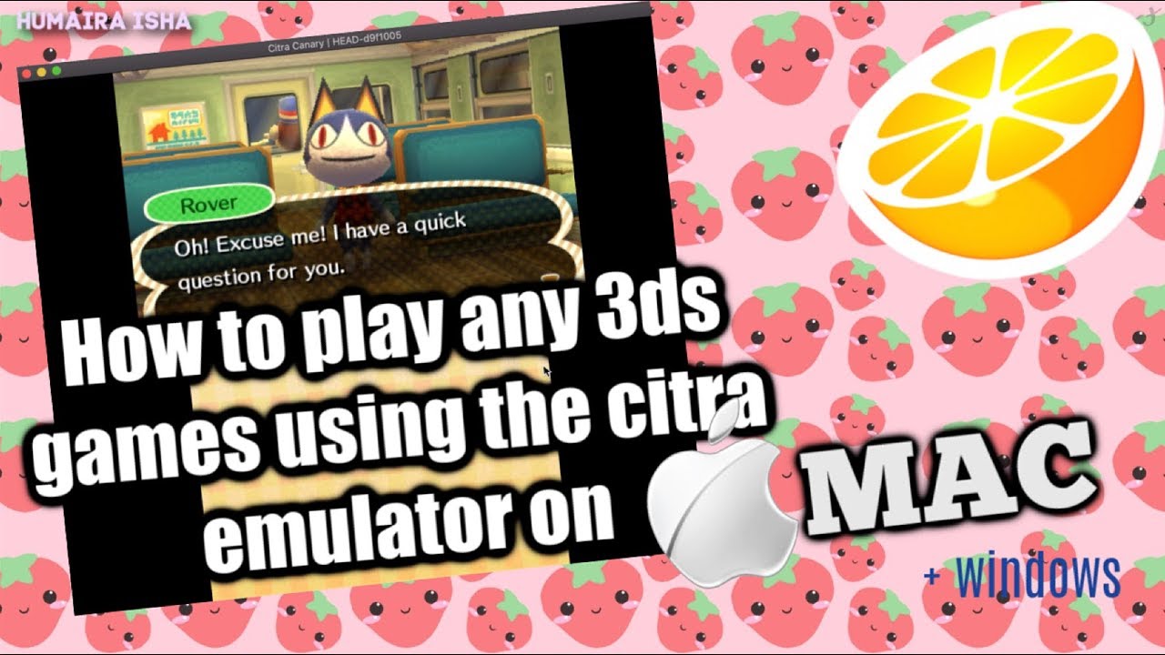 how to use the citra emulator on a mac